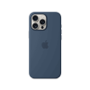 Apple iPhone 16 Pro Max MagSafe-rögzítésű szilikontok, denimszínű (MYYU3ZM/A)