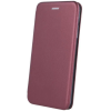  Apple iPhone 16 Pro Max, Oldalra nyíló tok, stand, Forcell Elegance, bordó