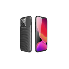 Apple iPhone 16 Pro Max, Szilikon tok, Full Carbon, fekete tok és táska