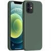  Apple iPhone 16 Pro Max, Szilikon tok, Wooze Liquid Silica Gel, sötétzöld