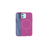 Apple iPhone 16, Szilikon tok, Thin Magsafe, fukszia