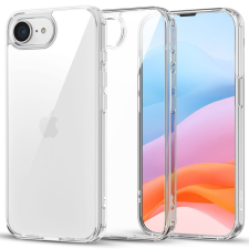 Apple iPhone 16e, Műanyag hátlap védőtok + szilikon keret, FlexAir Hybrid, átlátszó tok és táska