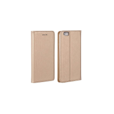 Apple iPhone 16E, Oldalra nyíló flip tok, Smart, arany tok és táska