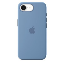Apple iPhone 16e szilikon hátlap, kék tok és táska