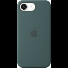 Apple iPhone 16e Szilikon Hátlapvédő Telefontok - Tózöld (MD3X4ZM/A) tok és táska