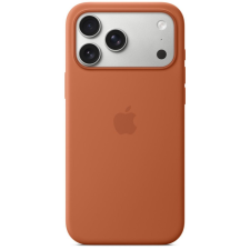 Apple iPhone 17 Pro Max gyári szilikon tok, MagSafe, terrakotta tok és táska