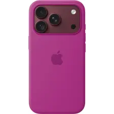 Apple iPhone 18 Pro MagSafe szilikontok - magenta tok és táska