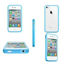 Apple iPhone 4/4S, Védőkeret (bumper), kék tok és táska