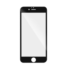  Apple iPhone 6/6S, 5D Full Glue hajlított tempered glass kijelzővédő üvegfólia, fekete mobiltelefon kellék