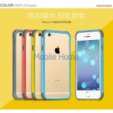 Apple iPhone 6 HOCO Coupe Series Bracket Szilikon Bumper - Sárga tok és táska