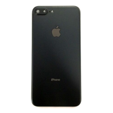 Apple iPhone 7 Plus, Akkufedél (+oldalgomb, sim tartó), matt fekete mobiltelefon, tablet alkatrész