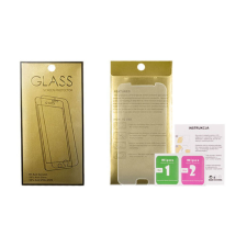 Apple iPhone XR/11, Kijelzővédő fólia (ütésálló) Glass-Gold mobiltelefon kellék