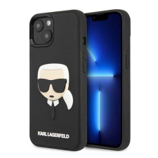 Apple Karl Lagerfeld 3D Rubber Karl&#039;s Head Apple iPhone 14 Plus hátlap tok, fekete tok és táska