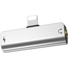 Apple Lightning Port Audio töltőadapter, ezüst mobiltelefon kellék