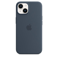 Apple MagSafe-rögzítésű iPhone 14 szilikontok viharkék (MPRV3ZM/A) (MPRV3ZM/A) tok és táska