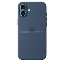 Apple MagSafe rögzítésű iPhone 16 Plus szilikontok (denim) (MYYA3ZM/A) tok és táska