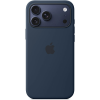 Apple MagSafe-rögzítésű iPhone 17 Pro-szilikontok Éjfekete