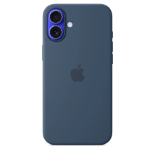 Apple MagSafe rögzítésű szilikon tok iPhone 16 Plus denim tok és táska