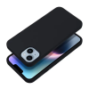 Apple Matt Apple iPhone 15 Pro Max szilikon tok, fekete