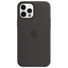 Apple MHLG3ZE/A Silicone MagSafe tok iPhone 12 Pro Max - fekete tok és táska