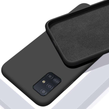Apple Premium szilikon tok, iPhone 12 Pro Max, Fekete tok és táska