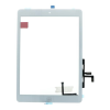 Apple PWW072 Apple iPad Air fehér Érintőpanel -kijelző nélkül -digitizer HOME gombbal, iSight kamera kerettel és ragasztócsíkkal