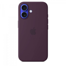 Apple Silicone case with MagSafe for iPhone 16 - plum tok és táska