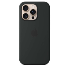 Apple Silicone case with MagSafe for iPhone 16 Pro - Black tok és táska