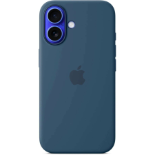 Apple Silikon Case MagSafe iPhone 16 eredeti Szilikon Telefon tok - Denim tok és táska