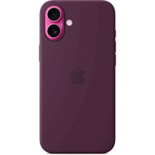 Apple Silikon Case MagSafe iPhone 16 Plus eredeti Szilikon Telefon tok - Szilva tok és táska