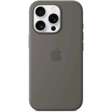 Apple Silikon Case MagSafe iPhone 16 Pro eredeti Szilikon Telefon tok - Kő szürke tok és táska