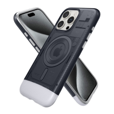 Apple Spigen Classic C1 MagFit Apple iPhone 15 Pro MagSafe tok, Grafit tok és táska