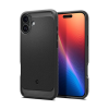 Apple Spigen Rugged Armor MagFit Apple iPhone 16 Matte Black tok, fekete ACS08214