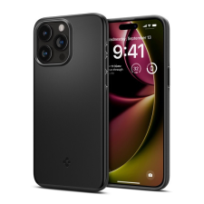 Apple Spigen Thin Fit Apple iPhone 15 Pro Max tok, Fekete tok és táska