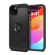 Apple Spigen Tough Armor MagFit Apple iPhone 15 Plus MagSafe tok, Fekete tok és táska