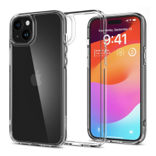 Apple Spigen Ultra Hybrid Apple iPhone 15 Plus tok, Crystal Clear átlátszó tok és táska