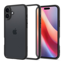 Apple Spigen Ultra Hybrid iPhone 16 Plus tok, Matte Black, fekete ACS08072 tok és táska