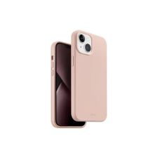 Apple Uniq Lino Hue Apple iPhone 14, MagSafe szilikon tok, rózsaszín tok és táska