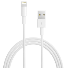 Apple USB töltő- és adatkábel, Lightning, 50 cm, Apple, fehér, gyári kábel és adapter
