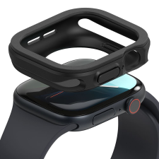 Apple Watch 10 (46 mm) - Ringke Air - fekete szilikon védő tok okosóra kellék