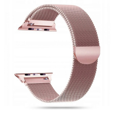  Apple Watch 2 / 3 / 4 / 5 / 6 / 7 / 8 / SE (38/40/41 mm) - mágneses rose gold fémszíj okosóra kellék