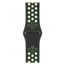 Apple Watch 38/40mm Nike sportszíj, fekete-lime okosóra kellék