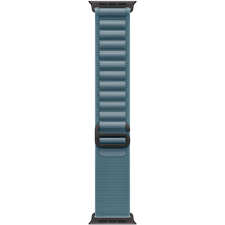 Apple Watch 49 mm Alpesi pánt, L - világoskék / fekete titán (MG9M4ZM/A) okosóra kellék
