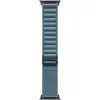 Apple Watch 49 mm Alpesi pánt, S - világoskék / fekete titán