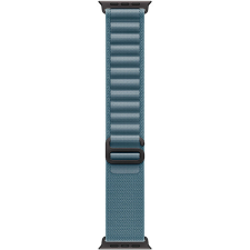 Apple Watch 49 mm Alpesi pánt, S - világoskék / fekete titán okosóra kellék