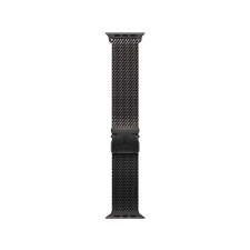 Apple Watch 49 mm-es fekete titán milánói szíj - L (MXKH3ZM/A) okosóra kellék