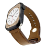  Apple Watch | Klasszikus, barna bújtatós bőr szíj | 38, 40, 41mm | Texas kollekció