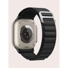 Apple Watch kompatibilis alpesi szíj, alpesi pánt fekete okosóra kellék