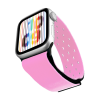  Apple Watch | Lycra, rózsaszín sport szíj | 38, 40, 41mm | Lisbon kollekció