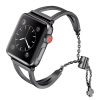  Apple Watch | Ragyogó, fekete, fém szíj | 38, 40, 41mm | Prestige kollekció